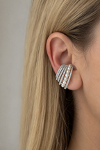Pearl Wave Earcuff Küpe