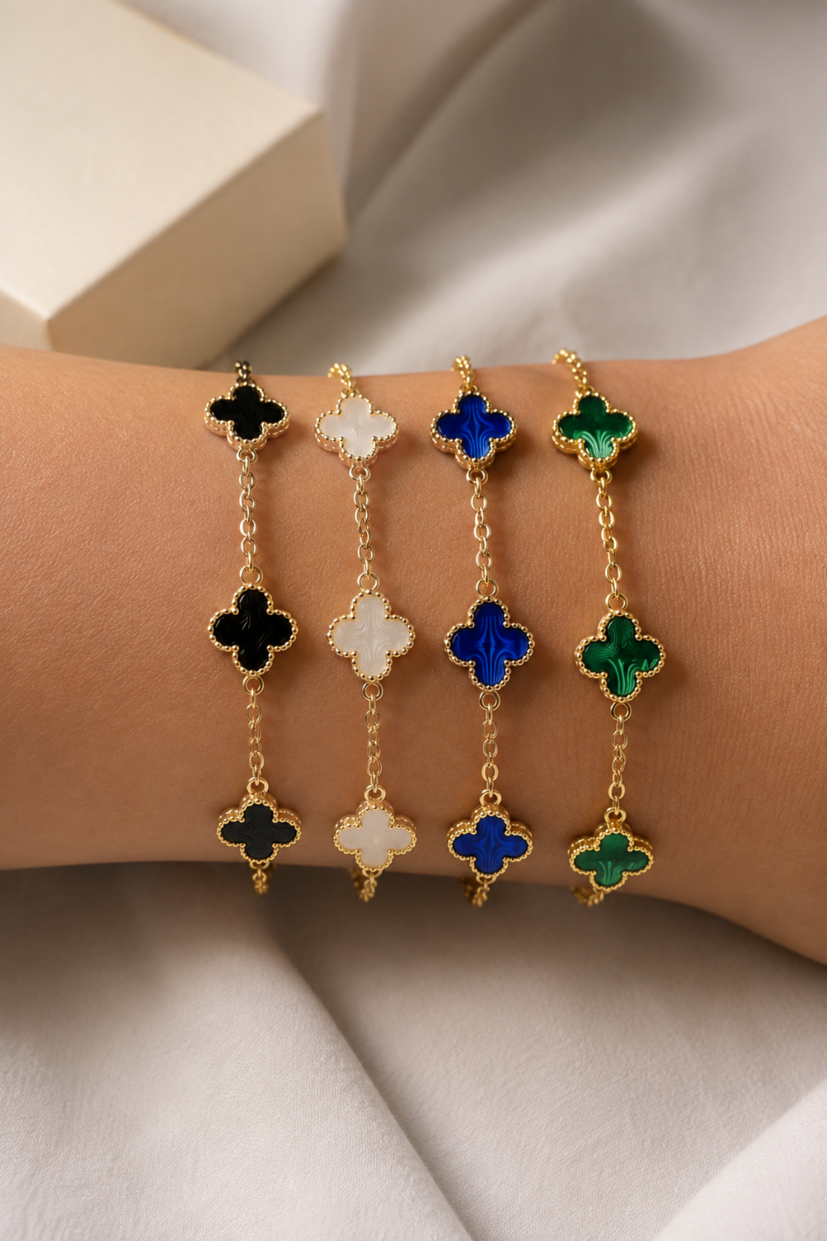 Lucky Clover Elite Bileklik 4'lü Set